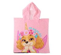Poncho Paw Patrol Niño y Niña - Poncho Infantil Paw Patrol con Capucha y Secado Rápido, Toalla Poncho Niños, Playa, Piscina y Verano, Baño Infantil Ligero y Absorbente