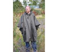 Poncho Ripstop Verde Oliva - Ripstop Talla ?nica Capa Impermeable para Lluvia