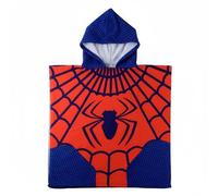 Poncho Spiderman Niño y Niña - Poncho Infantil Spiderman con Capucha y Secado Rápido, Toalla Poncho Niños, Playa, Piscina y Verano, Baño Infantil Ligero y Absorbente