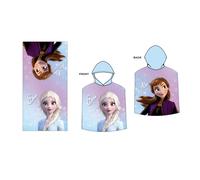 Poncho toalla frozen disney microfibra
