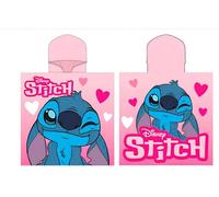 Poncho Toalla Infantil con Capucha Stitch 1 - Toalla Playa Niños Niñas - Microfibra Suave Secado Rápido - Poncho Playa Piscina Baño - Personaje Oficial