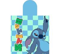 Poncho Toalla Infantil con Capucha Stitch 4 - Toalla Playa Niños Niñas - Microfibra Suave Secado Rápido - Poncho Playa Piscina Baño - Personaje Oficial