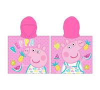 Poncho toalla Peppa Pig microfibra - 55 × 110 cm