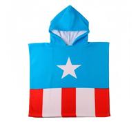 Poncho Vengadores Niño y Niña - Poncho Infantil Vengadores con Capucha y Secado Rápido, Toalla Poncho Niños, Playa, Piscina y Verano, Baño Infantil Ligero y Absorbente