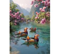 Pond 700 Piece Jigsaw Puzzles for Adults, Colourful, Challenging & Brainteasing Adult Puzzles 700 Pieces Animal Tree, Fun jigsaws for The Whole Family 20x15 Inch