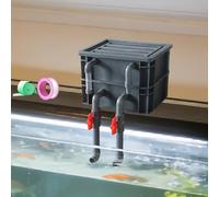 Pond Filter Box,Filtration Accessory - Fish Tank Filtration Circulation System | for Freshwater Saltwater Home Indoor Bedroom Living Room Office Dorm