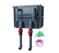 Pond Filter Box, Multifunctional Filtration, 15x12cm Aquarium Filter with Durable Mesh, Filtration Accessory, Water Box with Easy Install, Aquarium Care for Freshwater and Saltwater,