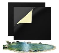 Pond Liner Patch Kit - Kit de reparación de 8 pulgadas | Parches de reparación autoadhesivos de goma butilo - Sellado impermeable para estanques grietas techo canalones de lluvia aplicaciones al aire