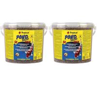 Pond Pellet Mix Size M 5L / 550g - Alimento Flotante básico para Peces de Estanque, bajo Contenido en fósforo no favorece la proliferación de Algas (Paquete de 2)