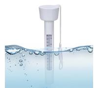 Pond Water Temperature Meter, Outdoor Pool Thermometer, Floating Temperature Gauge, 1.8x0.9x7.3In, Single Unit, Easy Read, Good for Spa, Aquarium, Lake, Shower, and Hot Spring