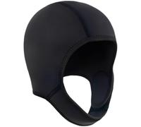 PONDON Capucha de buceo de neopreno para adultos, diseñada para esnórquel, surf, gorro térmico negro, secado rápido, forro elástico, protección solar