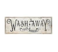 PONDON Decoración de pared de granja para sala de estar, con texto en inglés "And So Together They Built A Life They Loved", letrero de madera, arte rústico, decoración del hogar