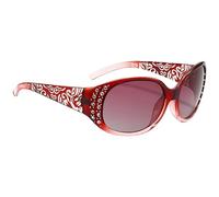 PONDON Gafas de sol para mujer, acentos, diseño moderno, marco de PC, gafas de sol retro de moda, ligeras