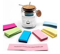 PONDON Inspiración para grupos de estudio de la Biblia, 90 versículos de la Biblia codificados por colores en un frasco, tarro de versículos de la Biblia para mujeres, regalo espiritual versátil