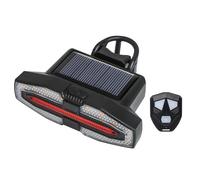 PONDON Luz trasera de advertencia, control remoto y bocina, recargable por USB solar, intermitentes izquierda/derecha, esencial para la seguridad de conducción nocturna