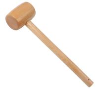 PONDON Martillo de madera con cabeza desmontable, martillo de madera de cabeza redonda para carpintería, proyectos de bricolaje, fabricación de joyas, artesanía de cuero, carpintería, herramienta de