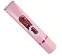 PONDON Recortadora de bikini eléctrica de doble cabeza para mujer, carga tipo C, batería de 400 mAh, afeitado indoloro para cuerpo, cara, vello púbico, agradable para la piel sedosa