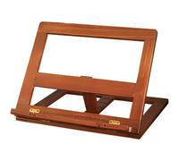 PONDON Soporte de madera para la Biblia, ajustable, de larga duración, soporte de lectura de escritorio manos libres, diseño portátil plegable, protección ocular, 11.7 x 9.3 pulgadas
