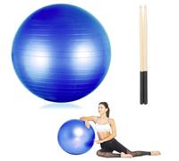PONDON Sticks - Juego de pelotas de fitness de 90.7 g y bomba para ejercicios cardiovasculares, gimnasia, pilates, yoga, ejercicio aeróbico y estabilidad