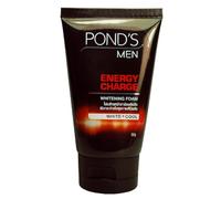 Pond's For Men Energy Charge Whitening Facial Foam Cleanser Cleansing Scrub Foaming Wash Brightening by Pond's