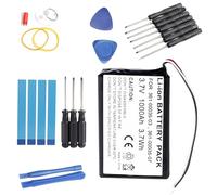 PONDWAY 1000mAh 3.7V 361-00035-03 361-00035-07 GPS Li-Ion Batería Compatible con Garmin Nuvi 2405LT 2447 LMT 2447LT 2455LMT 2455LT 2457LMT 2475LT 2495LMT 2505LT 255LT 2557LMT 55LMT 2 555LT