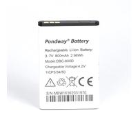 PONDWAY Batería de iones de litio de 3,7 V DBC-800D de repuesto compatible con DORO Phone Easy 6520 500 506 508 509 510 515 800 mAh