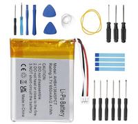 PONDWAY Batería de repuesto de 650 mAh, 3,7 V, AHB413645PCT, compatible con Sennheiser EPOS Adapt 660, MB 660, PXC 550, 507271-88 de polímero de litio con juego de herramientas