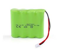 Pondway Batería Ni-MH 1600mAh 4,8V AA para Electrostimulation Sport-ELEC Multisport Pro Precision