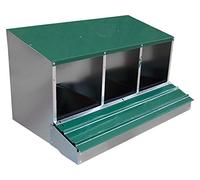 Ponedero 3 Departamentos Metal Con Cubeta