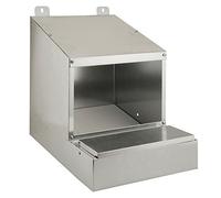 Ponedero para gallinas, galvanizado, sin montar, 30,5 x 45,5 x 43,5 cm