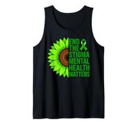 Poner Fin al estigma Concientización sobre Asuntos de Salud Mental Camiseta sin Mangas