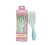 PONETTE - Cepillo Exfoliante Capilar Color Azul con Mango, Emulsionador de Champú, Masajeador del Cuero Cabelludo, Marca Española