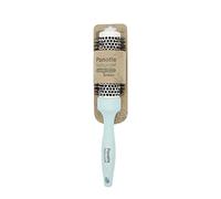 PONETTE NATURAL - Cepillo Térmico Redondo ECO de Aluminio con Revestimiento Cerámico de 34mm de Diámetro Verde Turquesa, Fabricado con Fibra Natural de Trigo, 100% Reciclable, Marca Española