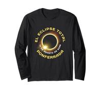 Ponferrada España Eclipse Solar Totalidad Agosto 12, 2026 Manga Larga