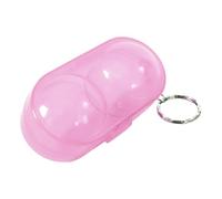 Pong Ball Case - Table Tennis Ball Container, Keychain Attached Portable Box, Lightweight Sturdy Construction | Quick Access Holder for Two Balls, Travel-Friendly Design, Indoor Outdoor Usage