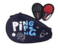 Pong Paddle Case - Protective Storage Bag for Table Tennis | Water Resistant with Hard Shell, Secure Zippered Organizer Ball Holder, Underwater Training Gym Gear for Athletes Travel, 30x20x4cm