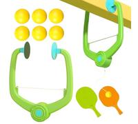 Pong Türrahmen Spiel - Tragbar mit Schläger und Bällen | Kinder Door Plunking Spiel | Indoor Unterhaltung für Kinder Jugendliche Anfänger Sportler Zuhause Wohnung Party