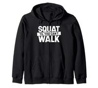 Póngase en cuclillas hasta que no pueda caminar - Divertido entrenamiento de gimnasio Sudadera con Capucha