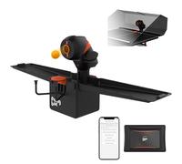 PONGBOT Robot de tenis de mesa con red, máquina automática de ping pong, control E-Pad/aplicación, 396 trayectorias de pelota preguardadas, taladros programables