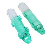 Pongnas 2 Uds LED Luz de Pesca Submarina Lámpara Atrayente de Caída Profunda de Fibra óptica para Pesca Nocturna (#4)