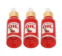 Pongnas 3 Uds 30ml de Aceite para Cutículas, Cuidado Hidratante de Uñas con Antioxidante Rico para Cutículas Suaves y Brillantes, Aceite de Uñas Portátil para Manicura