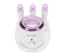 Pongnas 4 en 1 Máquina de Cera de Cera - Máquina de Anti -escaldado 3 Roll On Wax Melt Warmer para la Depilación (Enchufe de la UE 220V)