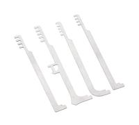 Pongnas 4 Uds. De Selecciones De Bloqueo De Peine, Herramientas De Dientes De Metal, Peines De Selección Portátiles De Acero Inoxidable con 1mm De Espesor, para Personal De Bomberos EMS