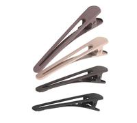 Pongnas 40 Uds. Pinzas para el Pelo de Pico de Pato, Clips de Aleación Divisorios de Estilismo Libre de Pliegues, Accesorios Portátiles para el Cabello para el Hogar y Salón