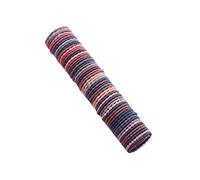 Pongnas 50 Lazos para el Pelo para Niñas, Coloridos Lazos Elásticos de Nailon para el Pelo, sin Daños, con Alta Elasticidad para Niños, Adultos, Peluquería en Casa (4)
