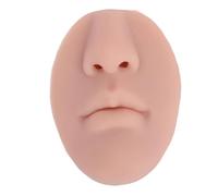 Pongnas 5D silicona nariz boca modelo Piercing práctica partes del cuerpo realista labio joyería exhibición educación con textura suave piel (BROWN)