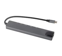 Pongnas Adaptador Ethernet USB C, Lector de Tarjetas Hub Type -C Hub Reader RJ45 Lector de Tarjetas 8 -IN 1 Tipo a Multi Function Dock Adapter