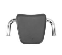Pongnas Almohada de Baño con Soporte de Acero Inoxidable - Almohada Ergonómica Triangular para Reposacabezas de Bañera para Soporte de Cuello, Ajuste Universal para Bañeras Estándar y Profundas,