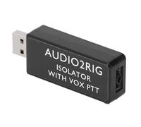 Pongnas Audio2Rig USB Conector de la Tarjeta de Sonido AISLADOR 3.5 Mm 4pin Módulo de Aislamiento USB con Transformador de Sonido y Aislamiento óptico para Wins OS X