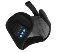Pongnas Bluetooth Music Sleep Eye Cover Máscara para Dormir Sombra de Ojos 360 Blackout Diseño de Bloqueo de Luz con Reproductor de Música Incorporado para Viajes Siesta Relajació